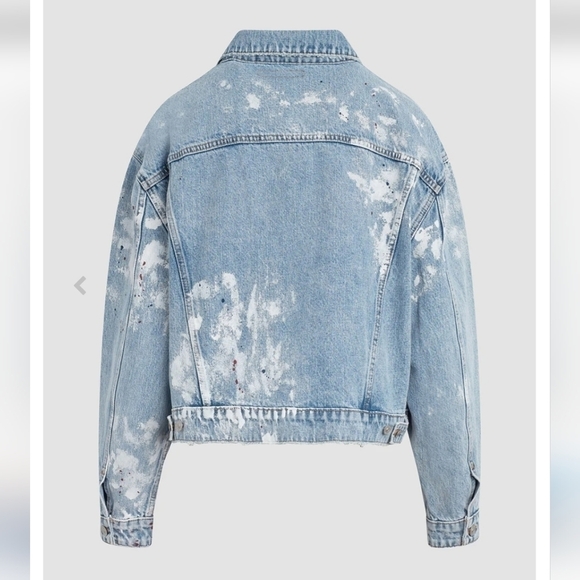 NWT Hudson Brea Swing Trucker Denim Jacket Size Large $275 - Picture 6 of 9